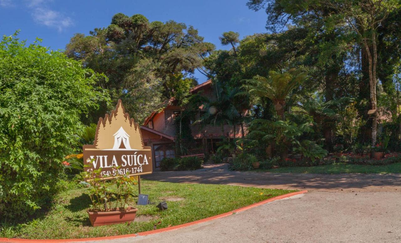 Hospedagem Vila Suica Hotell Gramado Exteriör bild